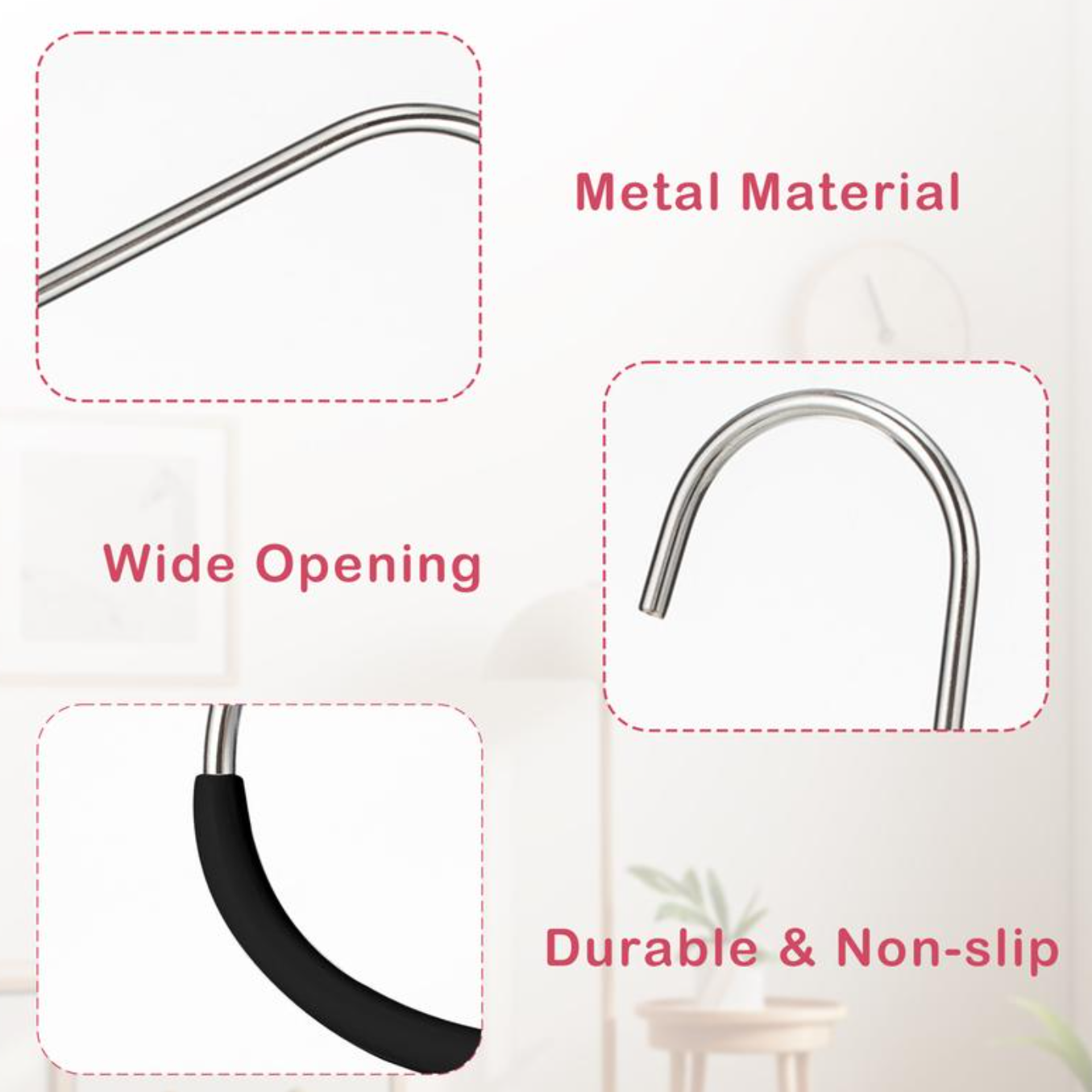 6 Counts Hat Hanger for Closet