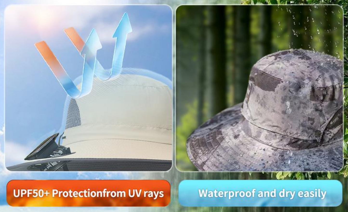 Solar Fan Outdoor Fishing Hat