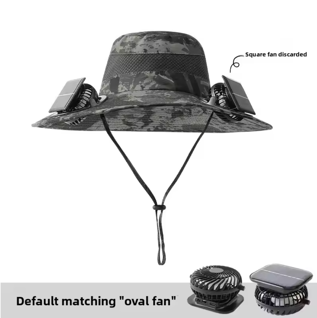 Solar Fan Outdoor Fishing Hat