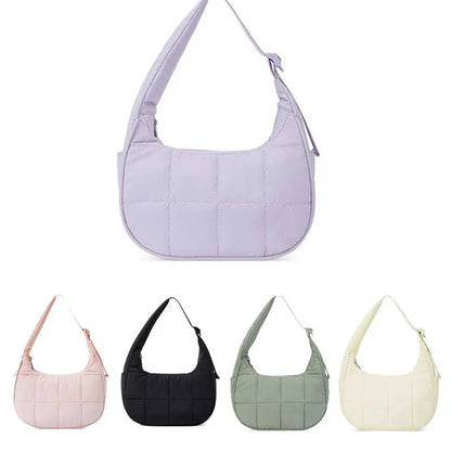 Quilted Puffer Shoulder Bag - BAGS