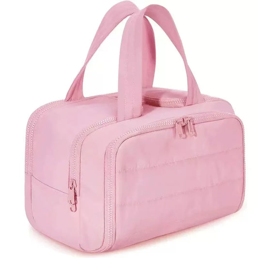 Large Capacity Travel Makeup Bag With Compartments
