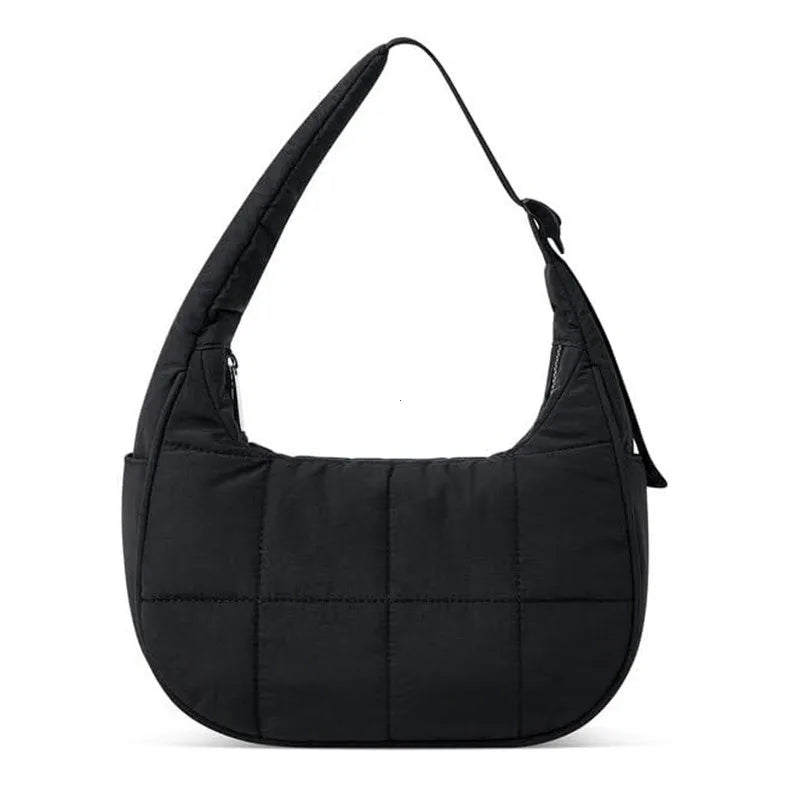 Quilted Puffer Shoulder Bag - BAGS