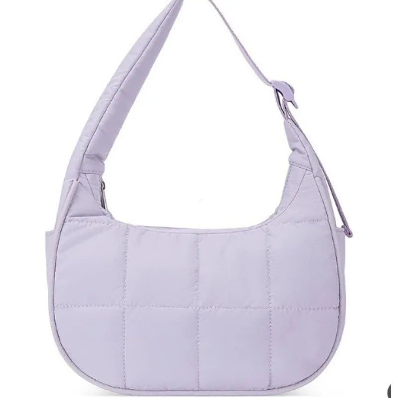 Quilted Puffer Shoulder Bag - BAGS