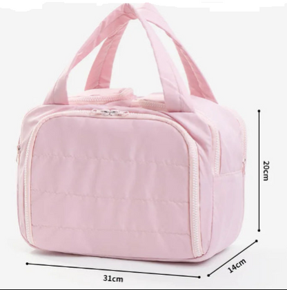 Large Capacity Travel Makeup Bag With Compartments