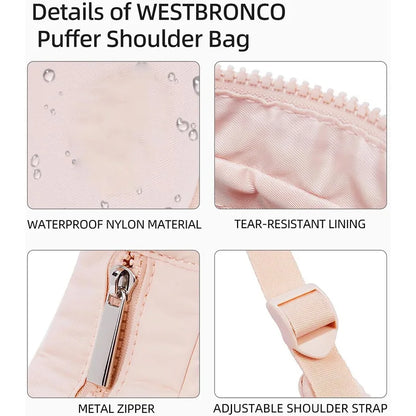 Quilted Puffer Shoulder Bag - BAGS