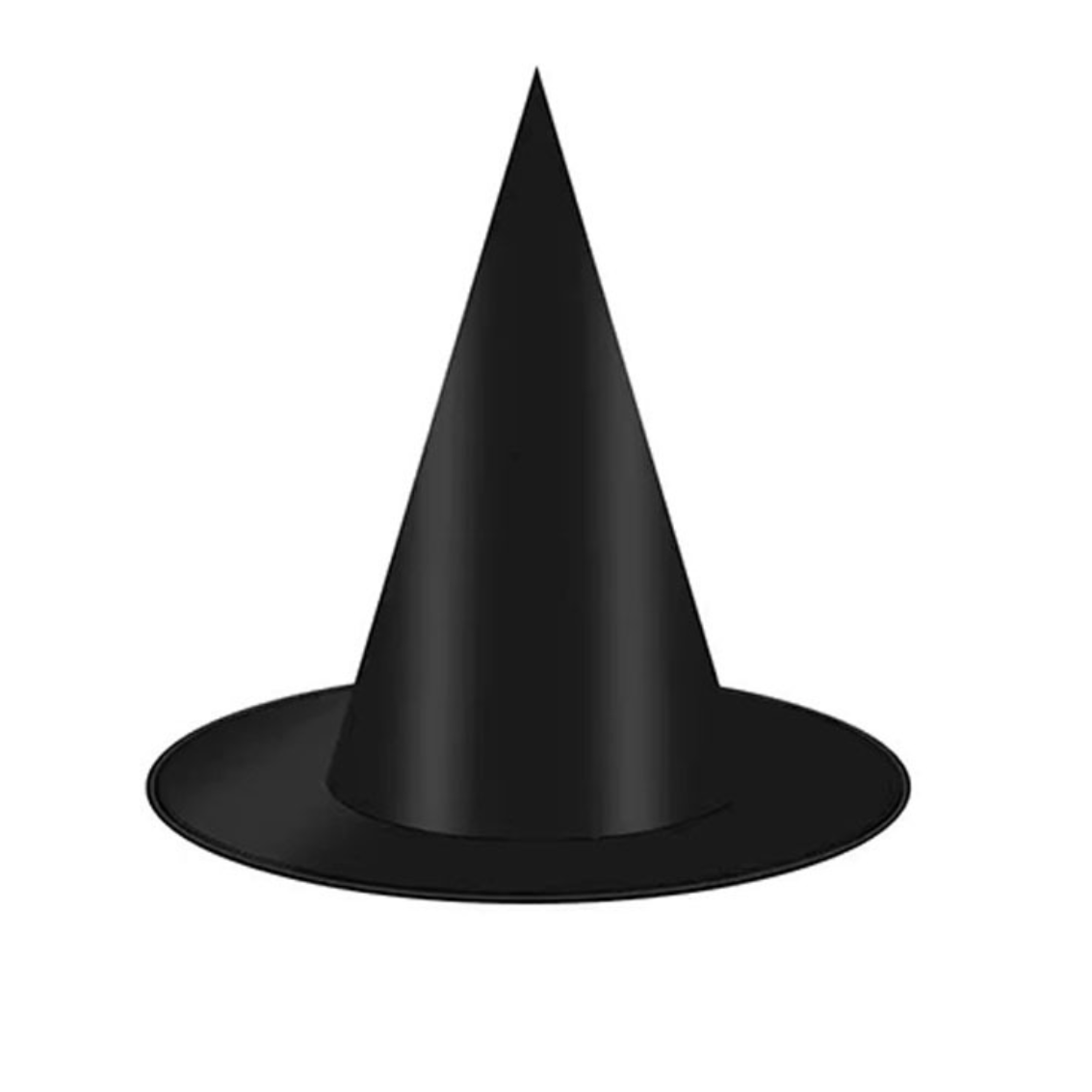 Halloween Witch Hat Set with 3D Bat Wall Decorations